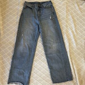 Old Navy Curvy Sky High Wide Leg Jeans 6T